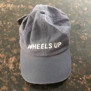 Custom wheels up/Red Sox dad hat